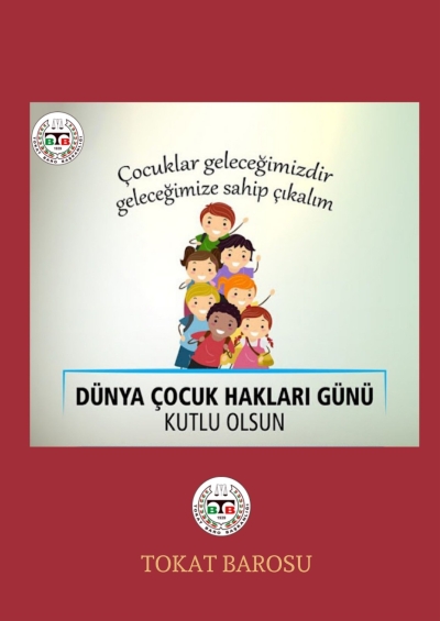 " 20 Kasım Dünya Çocuk Hakları Günü " Kutlu Olsun.