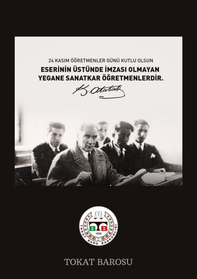 " 24 Kasım Öğretmenler Günü " Kutlu Olsun.