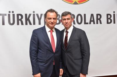 BARO BAŞKANIMIZ AVUKAT MELİH YARDIMCI TÜRKİYE BAROLAR BİRLİĞİNDEKİ TOPLANTIYA İŞTİRAK ETTİLER.