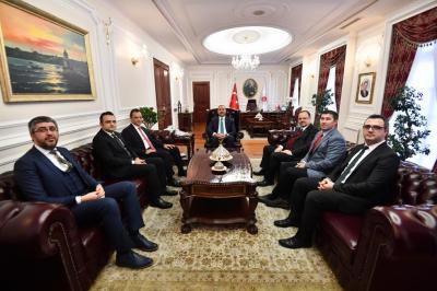 BAROMUZDAN ADALET BAKANI SAYIN ABDULHAMİT GÜL’  E  ZİYARET