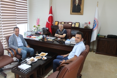 BAROMUZDAN GOP. ÜNİVERSİTESİ HUKUK FAKÜLTESİ DEKANI PROF.DR.İBRAHİM ÖZBAY' A ZİYARET