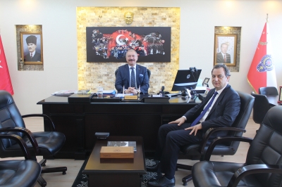 BAROMUZDAN İL EMNİYET MÜDÜRÜNE ZİYARET