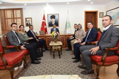 BAROMUZDAN TOKAT VALİSİ  SAYIN DR.OZAN BALCI'YA ZİYARET.