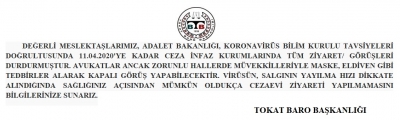 CEZAEVİ ZİYARET/ GÖRÜŞLER