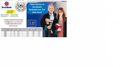 DENİZBANK'TAN AVUKATLARIMIZA ÖZEL KAMPANYA