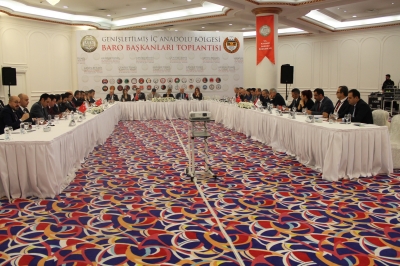 GENİŞLETİLMİŞ İÇ ANADOLU BÖLGESİ BARO BAŞKANLARI TOPLANTISI