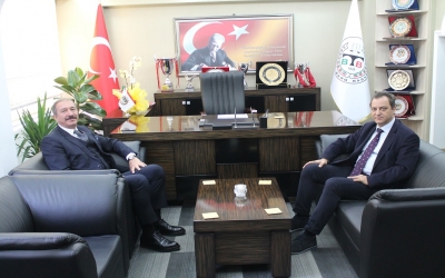 İL EMNİYET MÜDÜRÜ GÖKSEL TOPALOĞLU'DAN BAROMUZA ZİYARET.