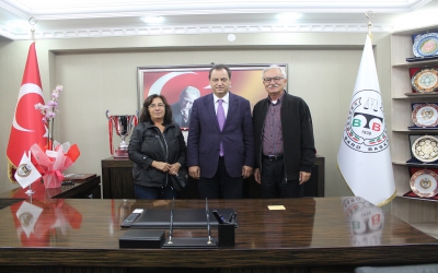 MERAL DİNÇ VE AHMET DİNÇ'TEN BAROMUZA ZİYARET.
