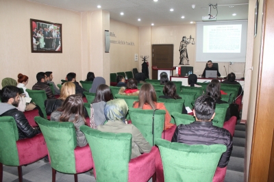 "Tazminat Hukuku"Konulu Staj Eğitim Toplantısı Gerçekleştirildi.
