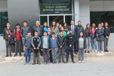 TOKAT KARŞIYAKA ORTAOKULUNDAN BAROMUZA ZİYARET.