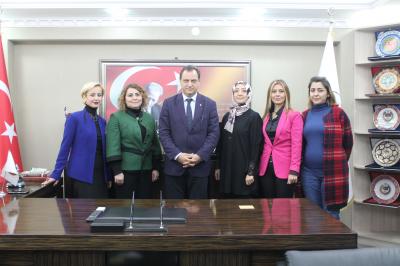 TOKAT TSO KADIN GİRİŞİMCİLER KURULUNDAN BAROMUZA ZİYARET.