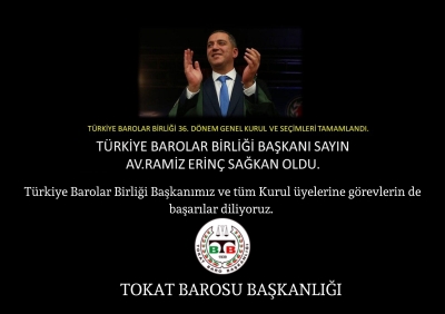 TÜRKİYE BAROLAR BİRLİĞİ 36. OLAĞAN GENEL KURULU GERÇEKLEŞTİ.