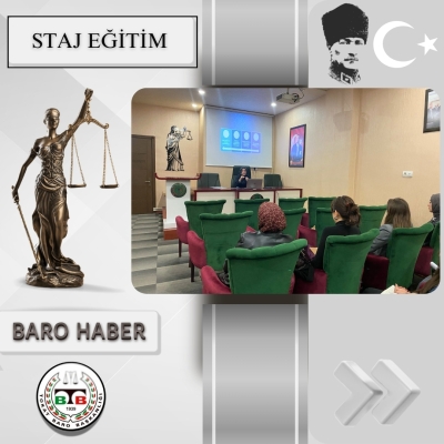 " Mağdur Hizmetleri " Konulu Staj Eğitim Toplantısı Gerçekleştirildi.
