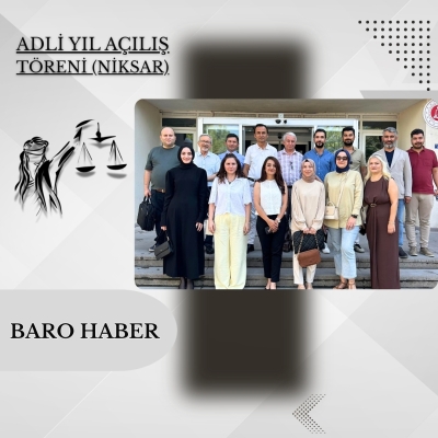 Niksar İlçemiz de Düzenlenen Adli Yıl Açılış Programı