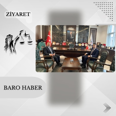 Tokat 1.Ağır Ceza Mahkemesi Üyesi Sayın Nasif Ali GÖK' ten Baromuza Ziyaret