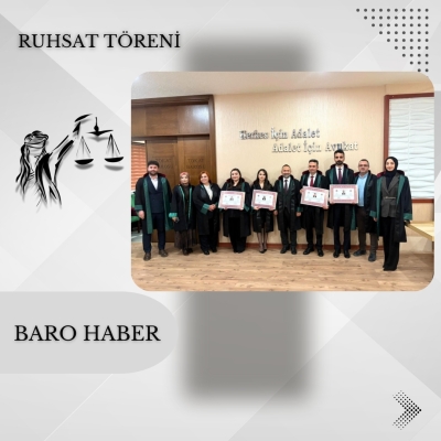 Ruhsatname Töreni Düzenlendi.