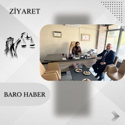 Baromuzdan Avukat İlknur YURTALAN ATEŞ' e Hayırlı Olsun Ziyareti