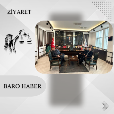 Tokat Cumhuriyet Savcılarından Baromuza ziyaret.