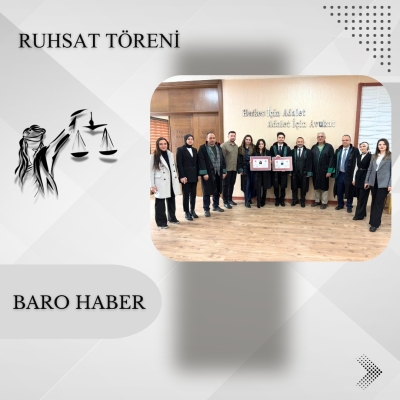 Ruhsatname Töreni Düzenlendi.