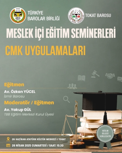 " Cmk Uygulamaları " Konulu Meslek İçi Eğitim Semineri