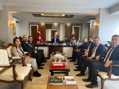 Baromuzdan Hakimler ve Savcılar Kurulu Teftiş Kurulu Başkanı Osman Nuri YİĞİT' e Ziyaret.