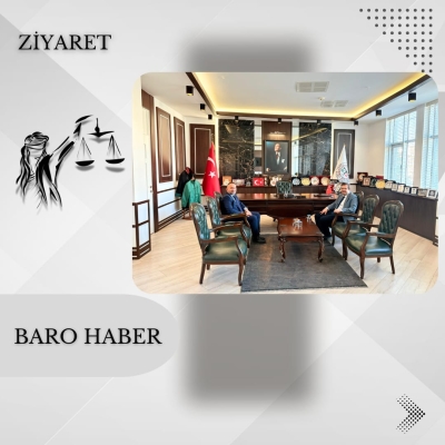 Tokat Vali Yardımcısı Sayın Onur KÖKÇÜ' den Baromuza Ziyaret