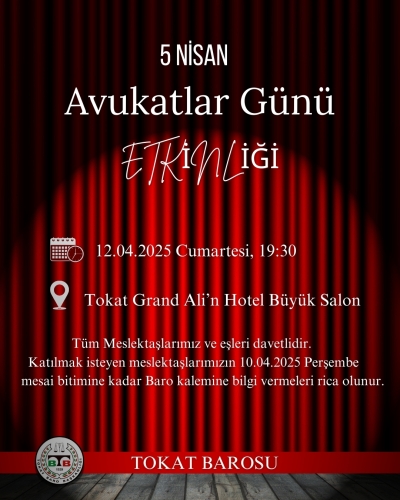 Avukatlar Günü Etkinliği