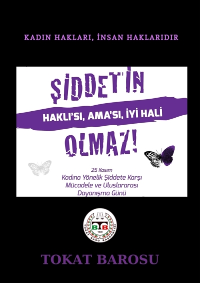 25 KASIM ‘’ KADINA YÖNELİK ŞİDDETİN ORTADAN KALDIRILMASI İÇİN ULUSLARARASI MÜCADELE GÜNÜ’’ BASIN AÇIKLAMASI