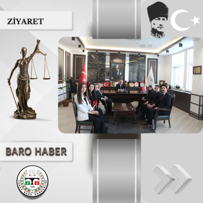 Adliyemizde Staj Yapan Hakim- Savcı Adaylarından Baromuza Ziyaret