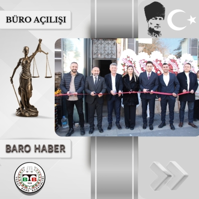 Av. Çisem Ceren GÜLER' e Hayırlı Olsun