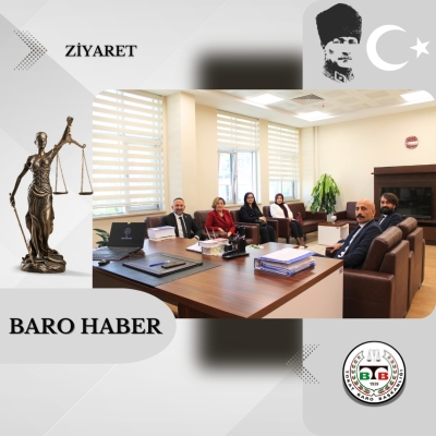 Baromuzdan Tokat Adli Yargı ve Adalet Komisyonu Başkanı Sedat SOYDEMİR' e Ziyaret