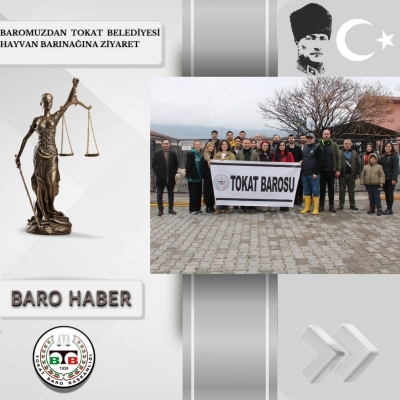 BAROMUZDAN TOKAT BELEDİYESİ HAYVAN BARINAĞINA ZİYARET