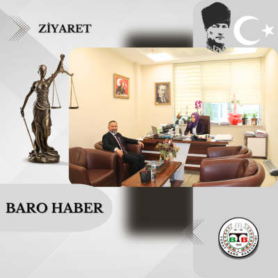 Baromuzdan Tokat İdare Mahkemesi Üyesi Sayın Ayşe Sena SARICALAR' a Ziyaret.