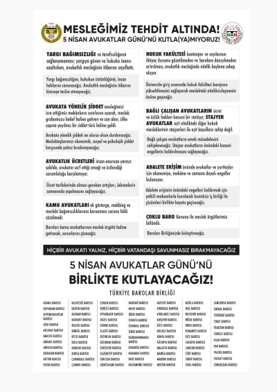 Basın ve Kamuoyuna