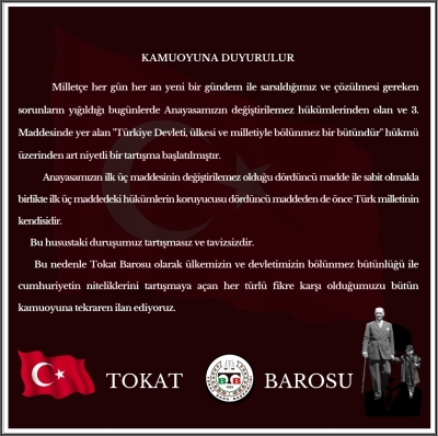 BASINA VE KAMUOYUNA