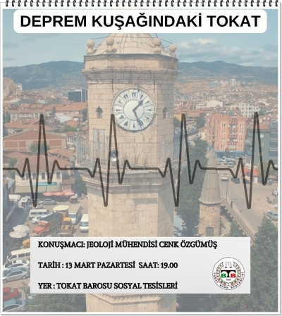 " Deprem Kuşağındaki Tokat " Konulu Seminer