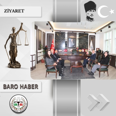 İl Emniyet Müdürü Sayın Faruk AYDIN' dan Baromuza Ziyaret.