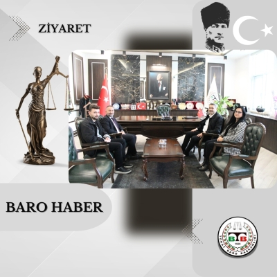 Önceki Dönem Tokat Belediye Başkanı Av. Eyüp EROĞLU ve Av. Muhammet Mert KARA' dan Baromuza Ziyaret.