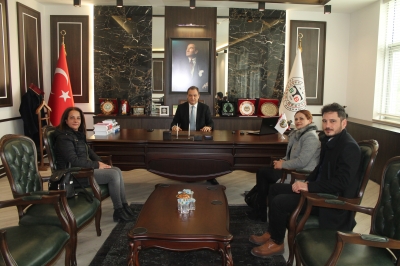 Tokat Eğitim- Sen Şubesi ve Tokat Sağlık Emekçileri Sendikası'ndan Baromuza Ziyaret