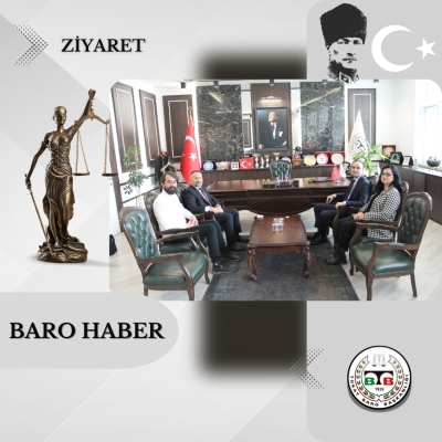 Tokat İdare Mahkemesi Başkanı Sayın Alper AKSAKAL' dan Baromuza Ziyaret