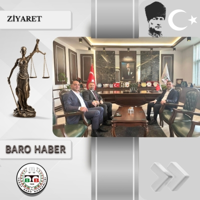 Tokat İl Genel Meclis Başkanlığı'ndan Baromuza Ziyaret.
