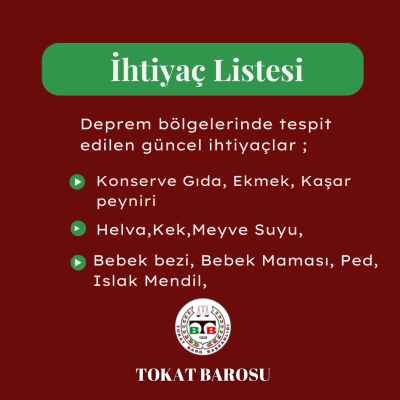 Yardım Toplamaya Devam Ediyoruz.