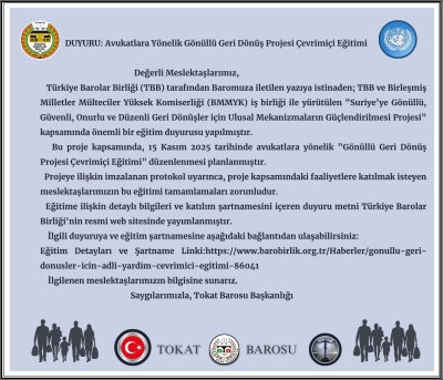 Gönüllü Geri Dönüş Projesi Çevrimiçi Eğitimi Hakkında