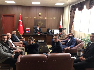 Baromuzdan Turhal Cumhuriyet Başsavcısı Aydemir ÇELİK' e Ziyaret