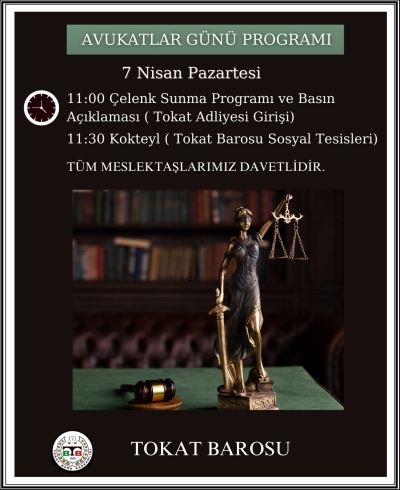 AVUKATLAR GÜNÜ PROGRAMI