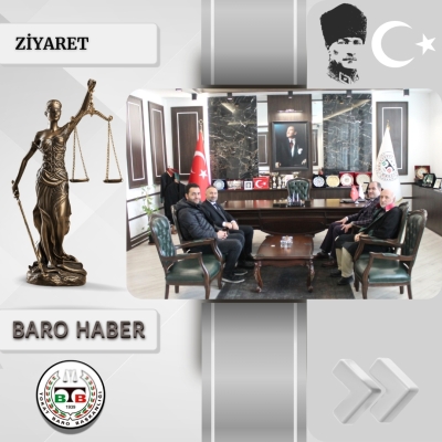 Tokat Vakıflar Bölge Müdürlüğü'nden Baromuza Ziyaret.
