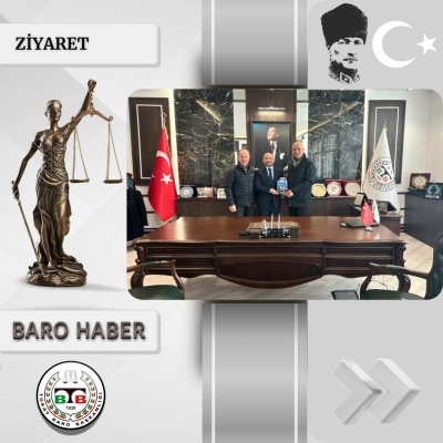 Tokat İstişare Heyeti Başkanlığından Baromuza Ziyaret.