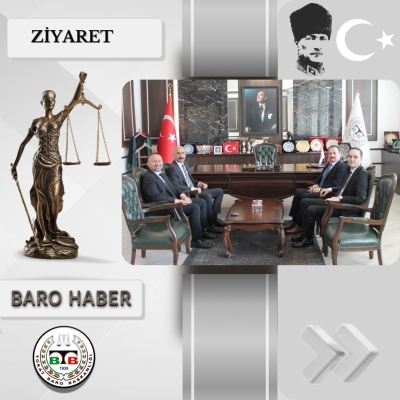 Tokat Cumhuriyet Başsavcısı, Adli Yargı ve Adalet Komisyonu Başkanı ve İdare Mahkemesi Başkanından Baromuza Ziyaret