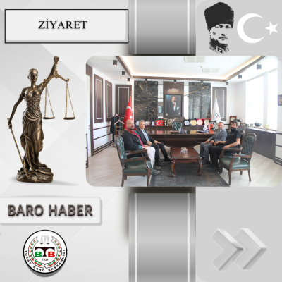 TBB.Yönetim Kurulu Üyesi Önceki Dönem Baro Başkanımız Av. Melih YARDIMCI' dan Baromuza Ziyaret.
