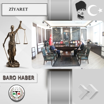 HSK Müfettişi Sayın Mustafa DEMİRCİ' den Baromuza Ziyaret.